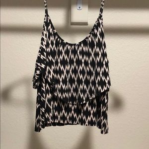 Spaghetti strap flowy tank top